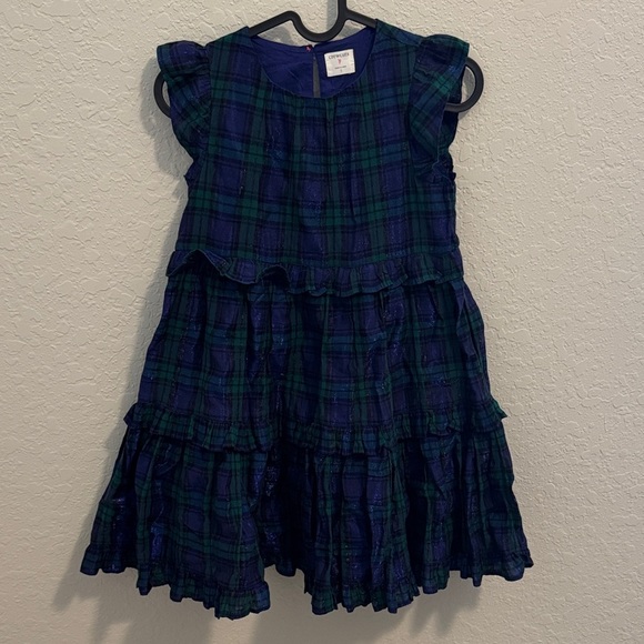 Crewcuts Other - Crewcuts Blue and Green Plaid Girls Dress
